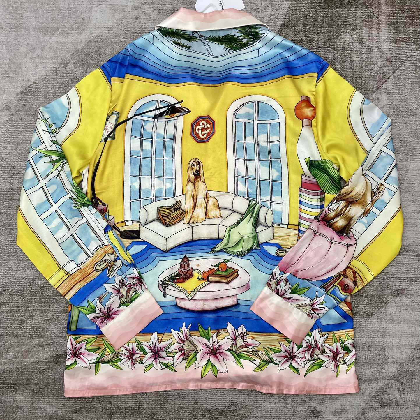 Casablanca Silk Shirt   CA3502 - DopestKickz