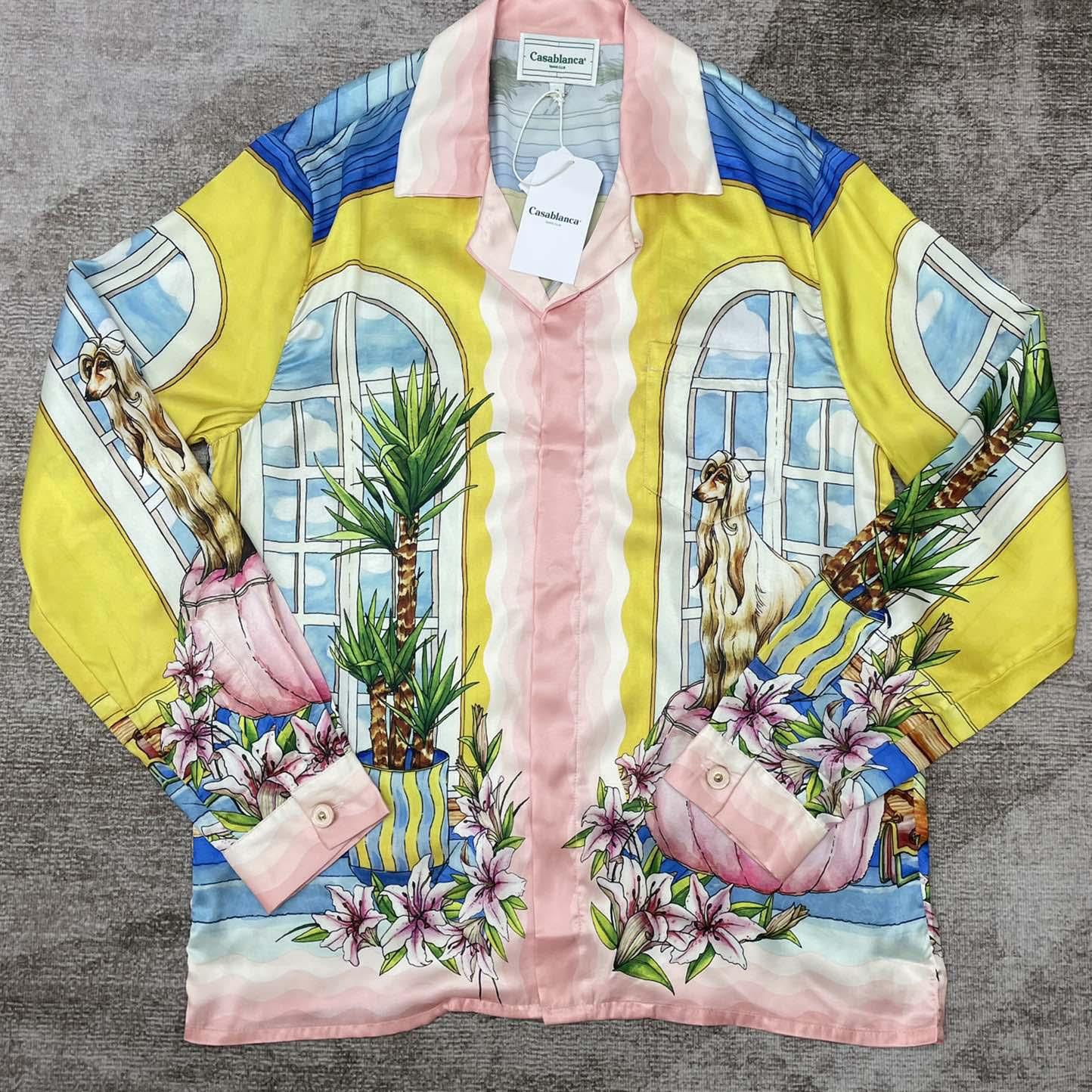 Casablanca Silk Shirt   CA3502 - DopestKickz