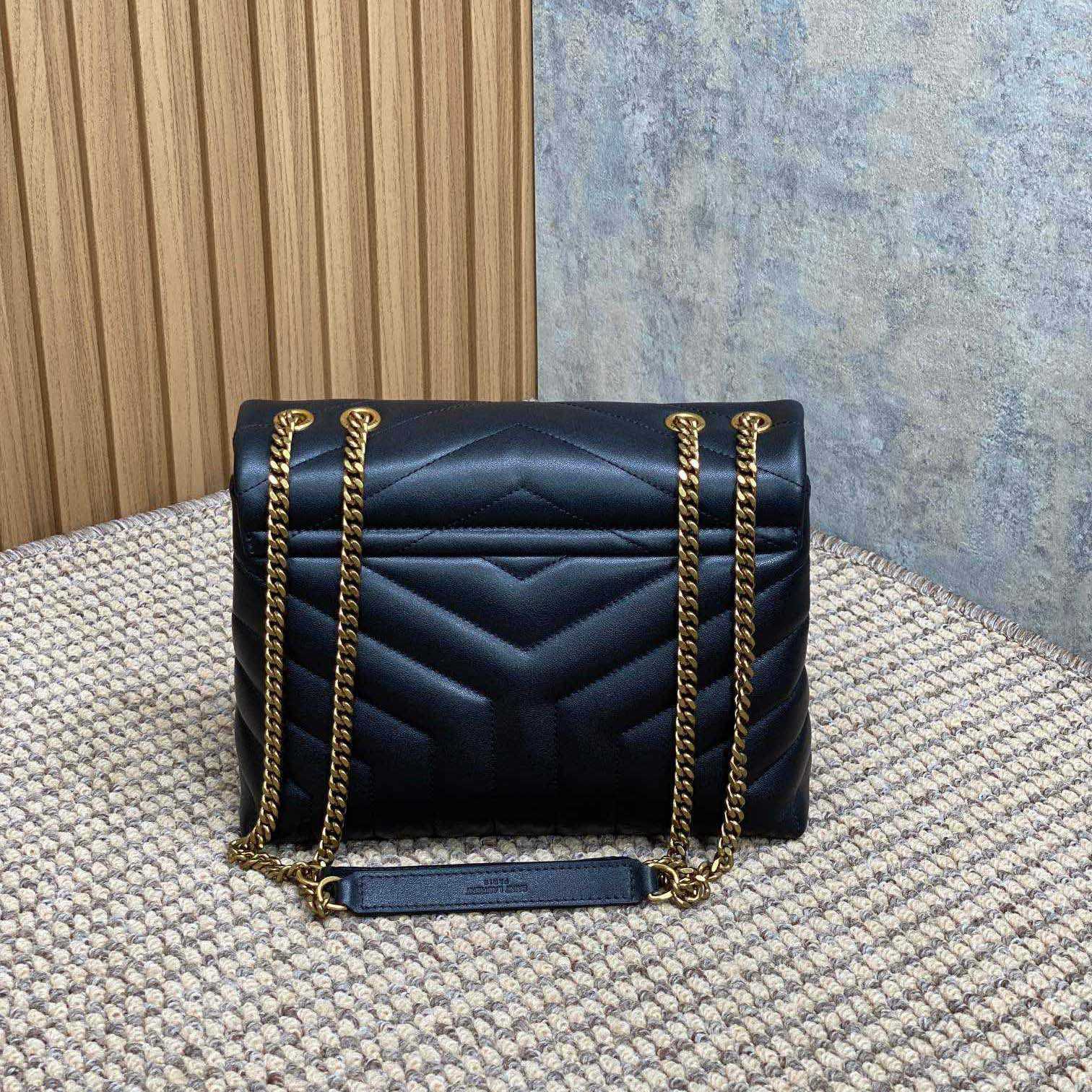 Saint Laurent Loulou Shoulder Bag   25x17x9cm - DopestKickz