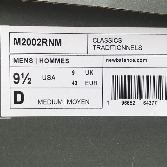 New Balance NB 2002R Sneakers      M2002RNM  - DopestKickz