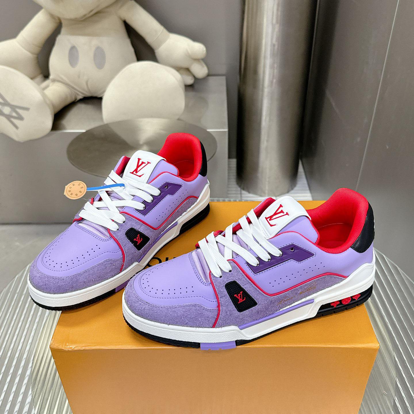 Louis Vuitton LV Trainer Sneaker   - DopestKickz