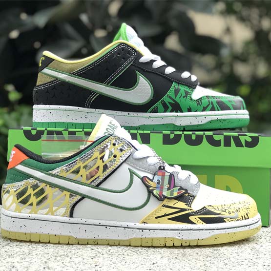 Division Street x Nike Dunk Low“What The Ducks Of A Feather” Sneakers    HV1454-100 - DopestKickz