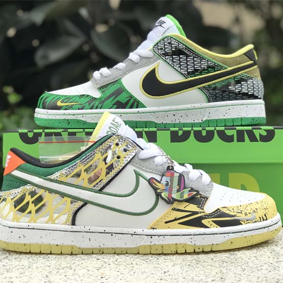 Division Street x Nike Dunk Low“What The Ducks Of A Feather” Sneakers    HV1454-100 - DopestKickz