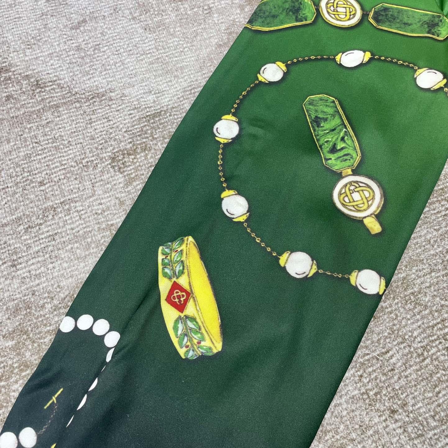 Casablanca La Boite A Bijoux Silk Shirt    CA3491 - DopestKickz