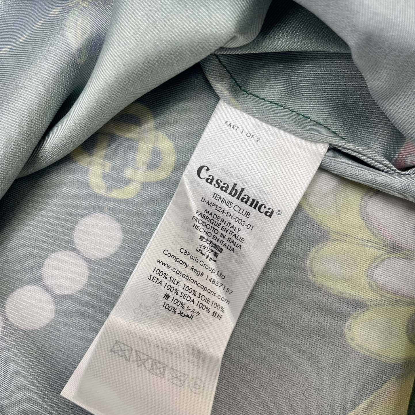 Casablanca La Boite A Bijoux Silk Shirt    CA3491 - DopestKickz