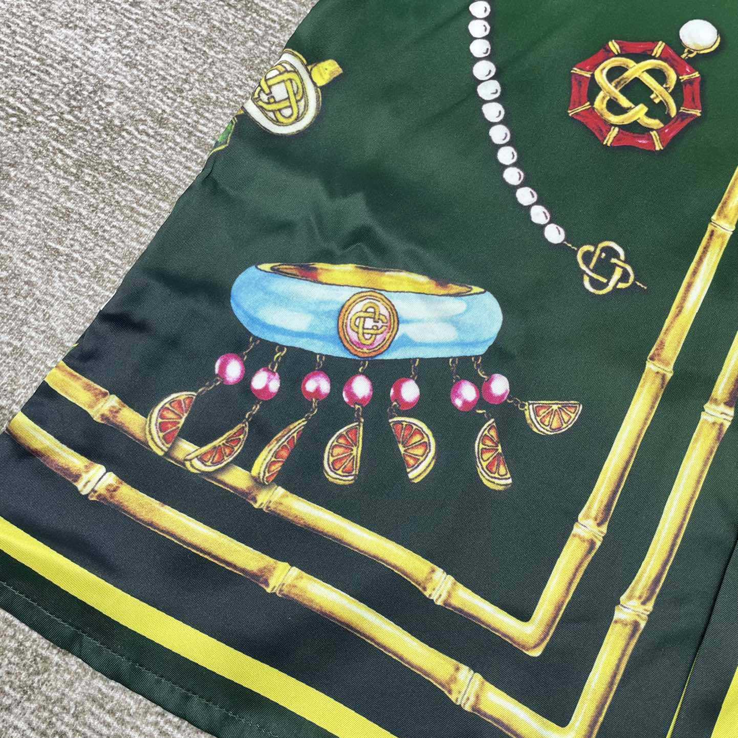 Casablanca La Boite A Bijoux Silk Shirt    CA3491 - DopestKickz