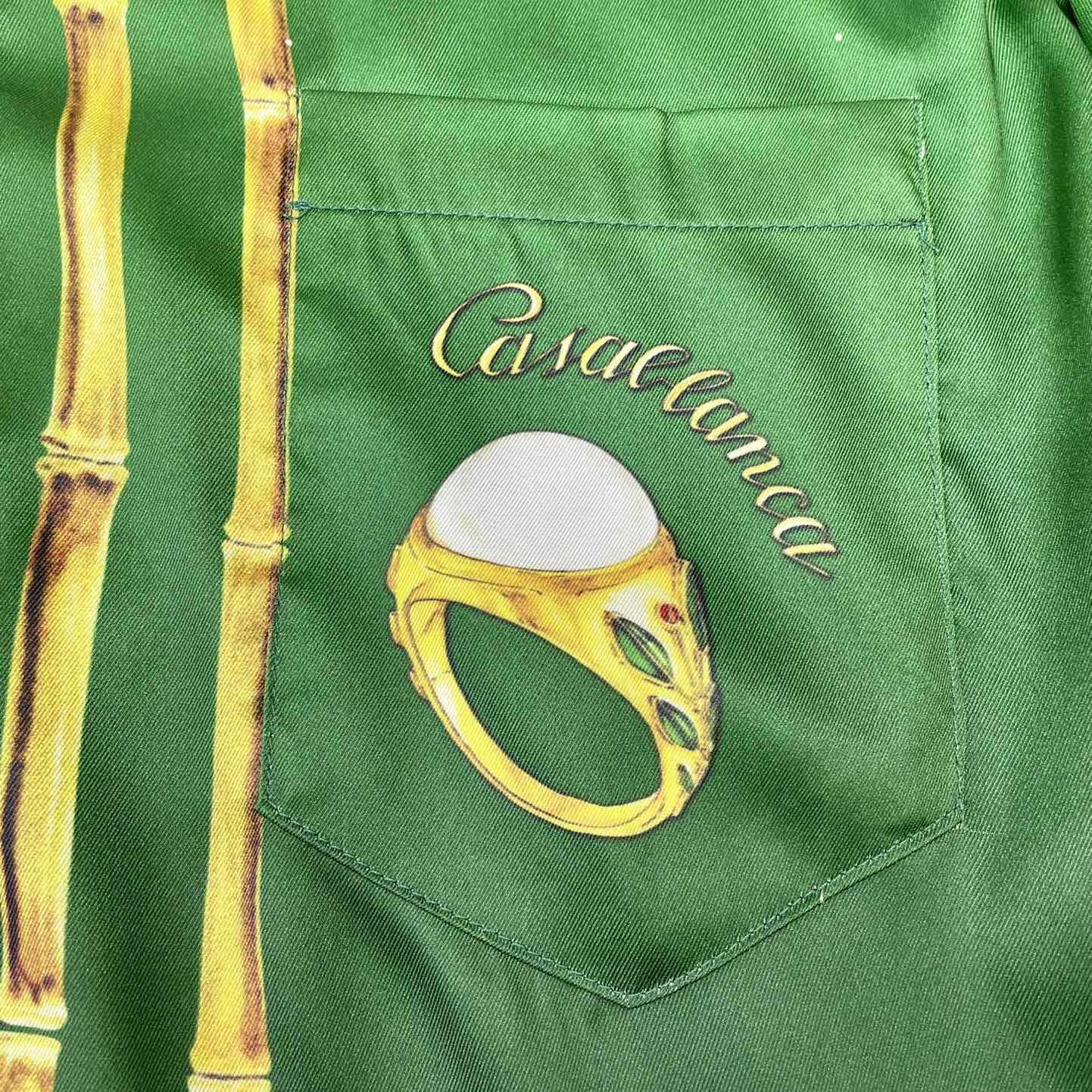 Casablanca La Boite A Bijoux Silk Shirt    CA3491 - DopestKickz