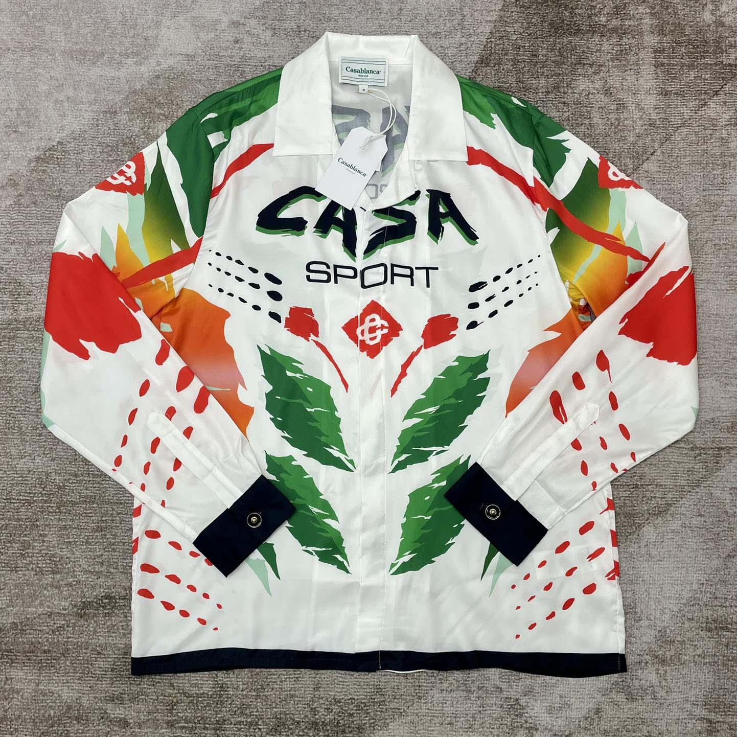 Casablanca Casa Moto Silk Shirt   CA3494 - DopestKickz