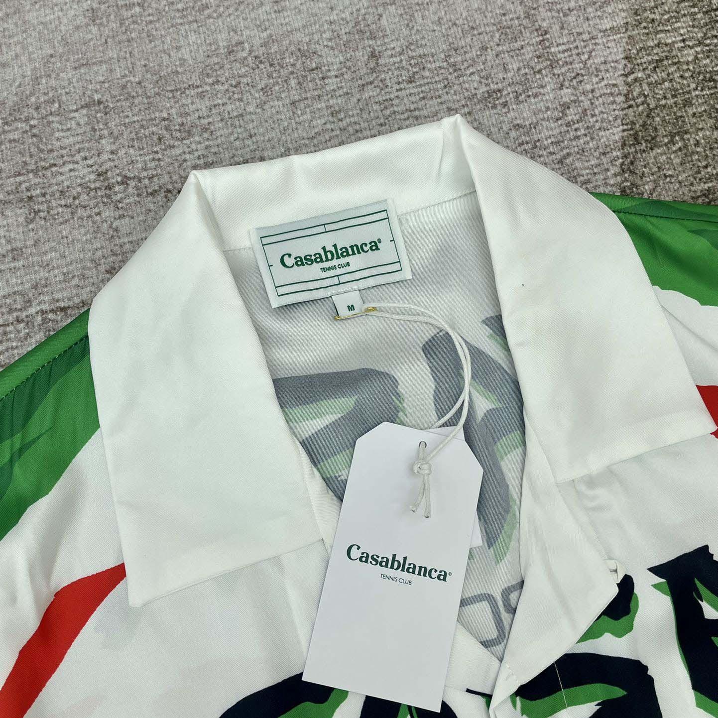 Casablanca Casa Moto Silk Shirt   CA3494 - DopestKickz