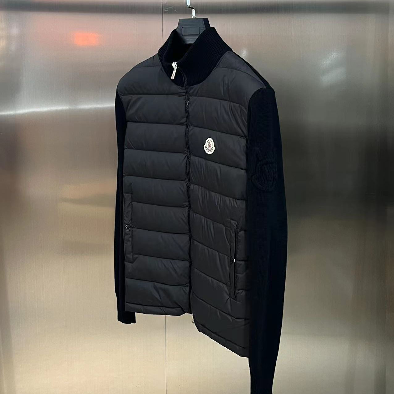 Moncler Down Puffer Cardigan - DopestKickz