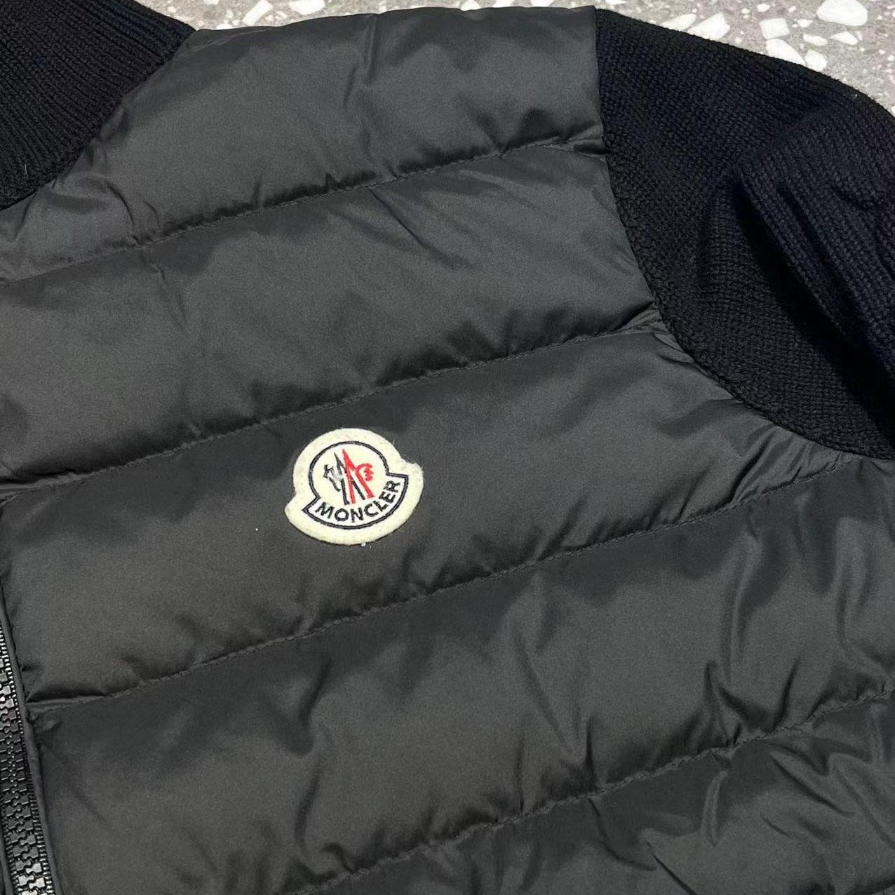 Moncler Down Puffer Cardigan - DopestKickz