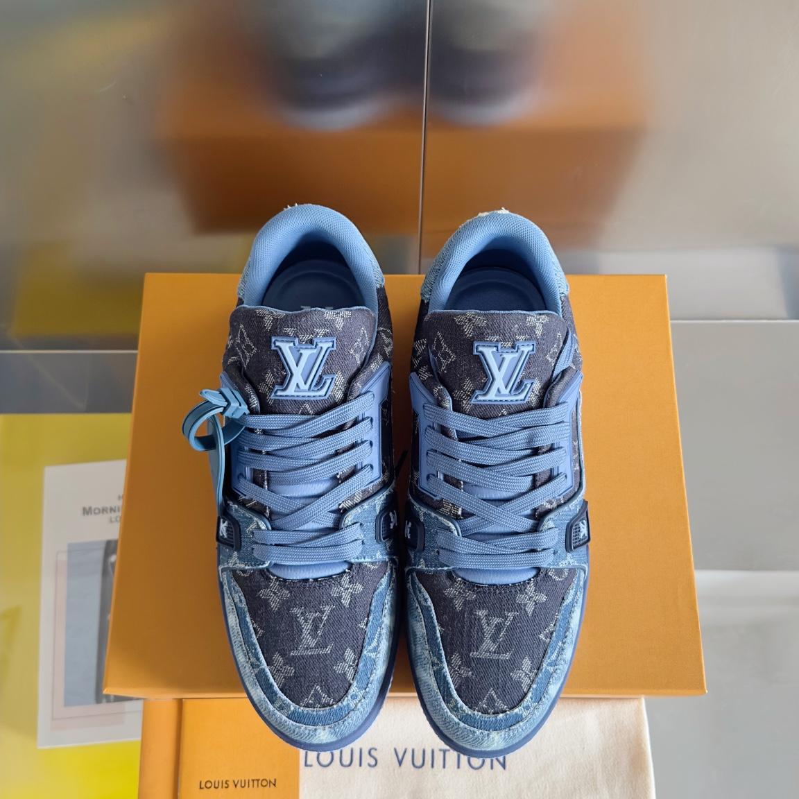Louis Vuitton LV Trainer Sneaker    - DopestKickz