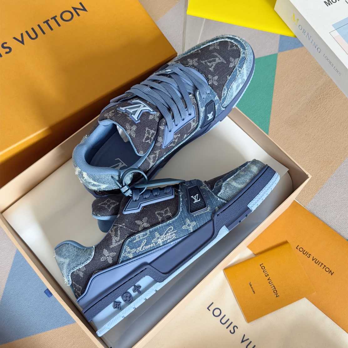 Louis Vuitton LV Trainer Sneaker    - DopestKickz