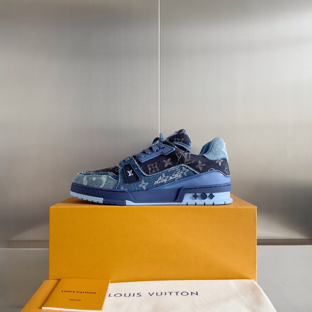 Louis Vuitton LV Trainer Sneaker    - DopestKickz
