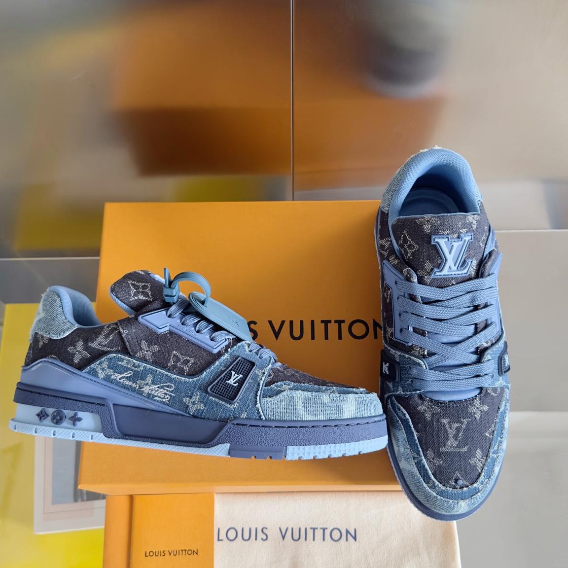 Louis Vuitton LV Trainer Sneaker    - DopestKickz