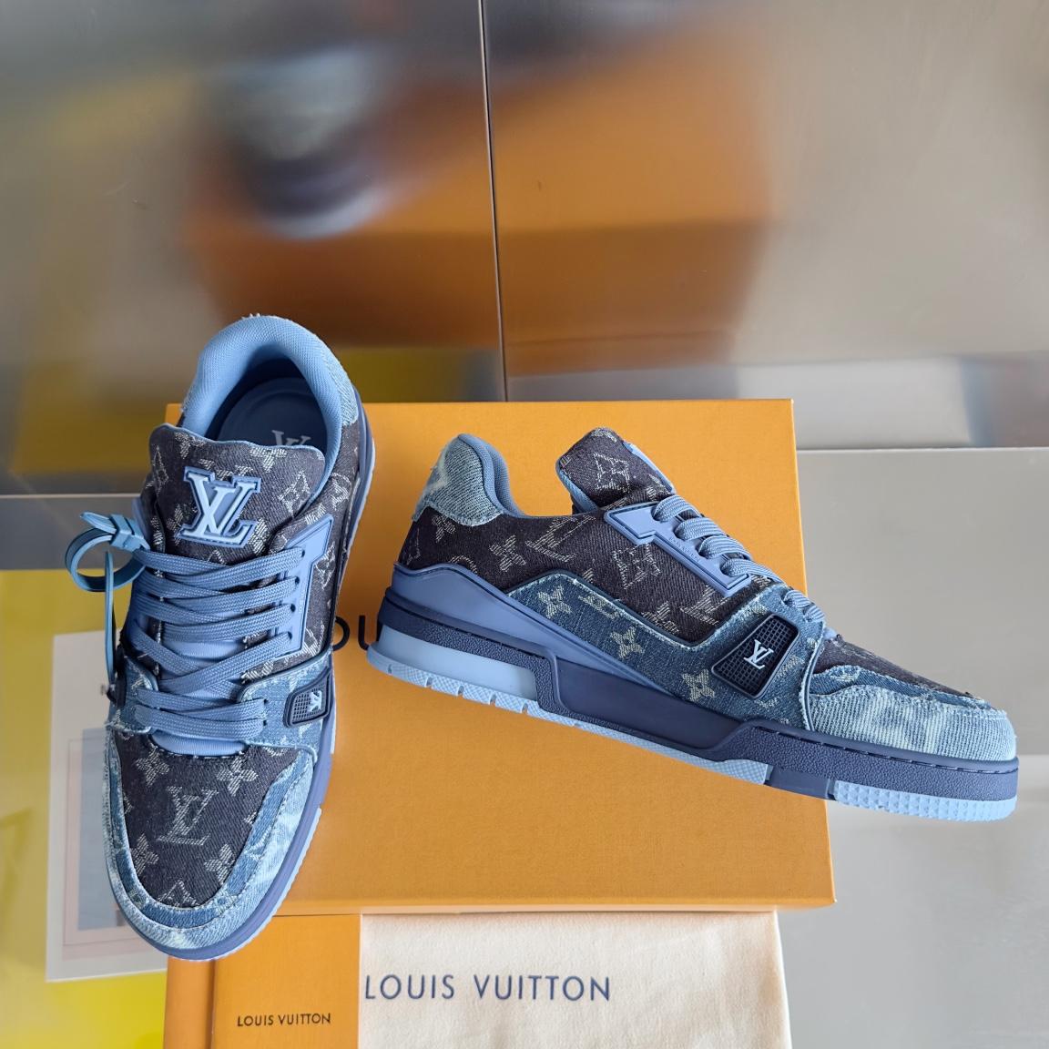 Louis Vuitton LV Trainer Sneaker    - DopestKickz