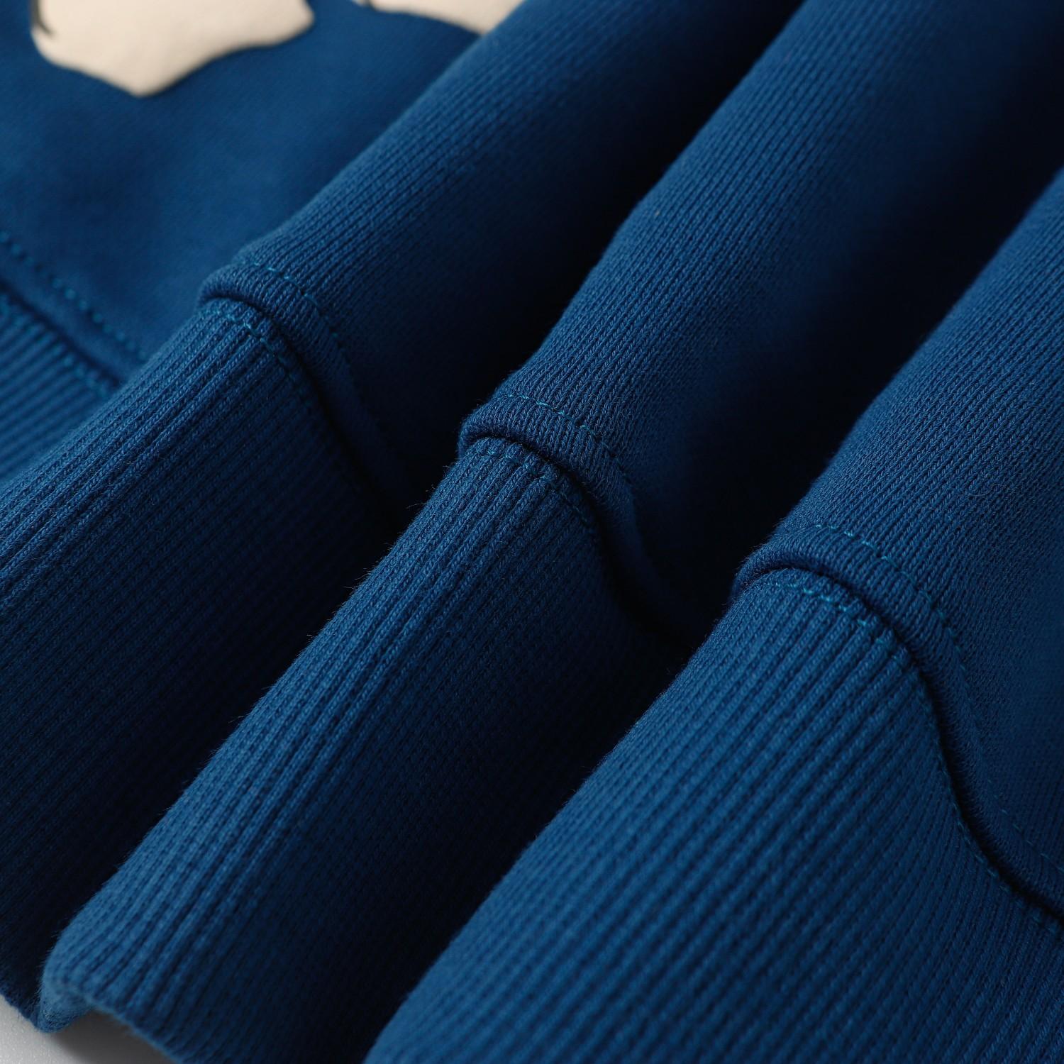 Denim Tears Cactus Tears Wreath Hoodie Blue - DopestKickz