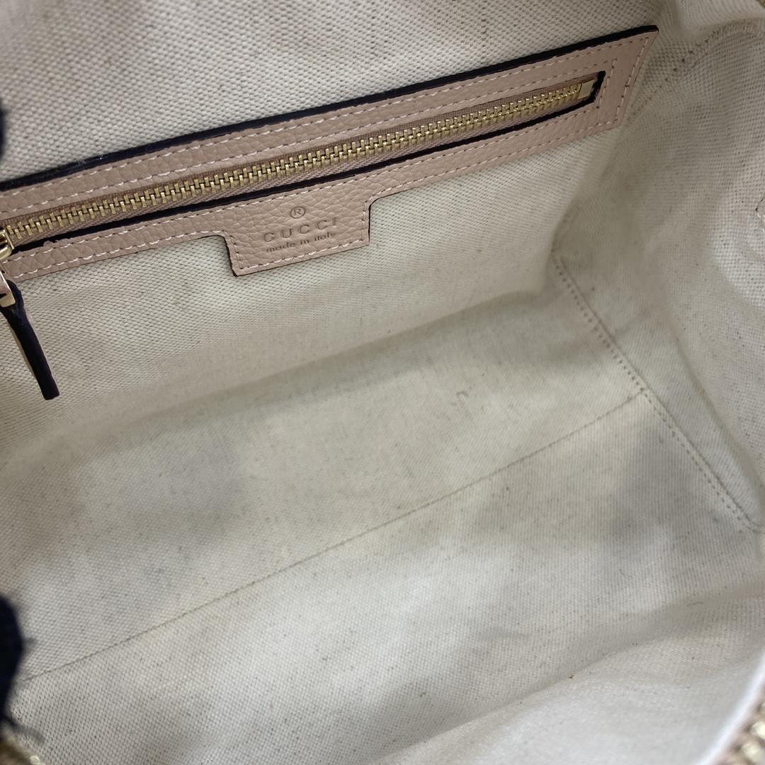 Gucci GG Emblem Small Top Handle Bag - DopestKickz