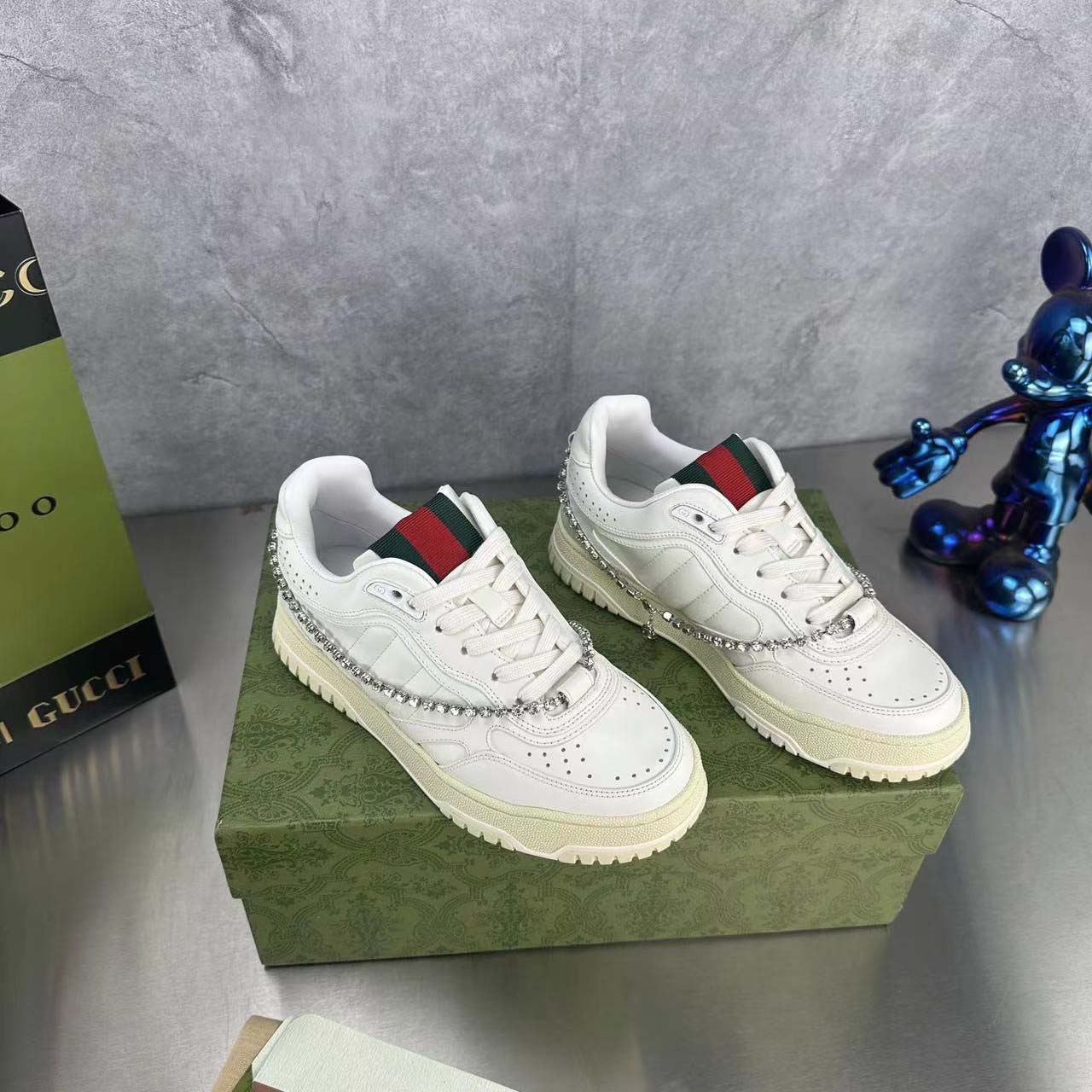 Gucci Women's Gucci Re-Web Sneaker - DopestKickz