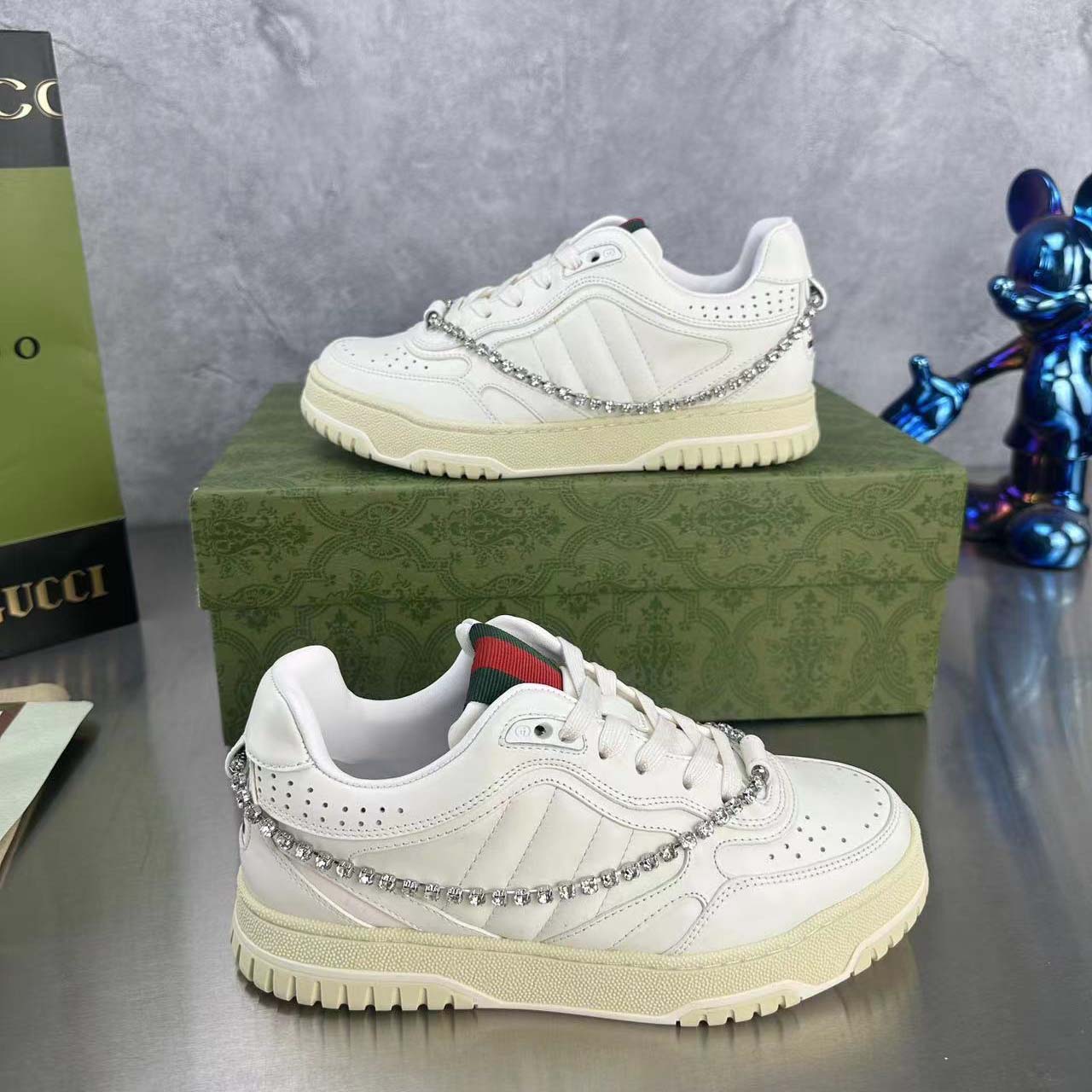Gucci Women's Gucci Re-Web Sneaker - DopestKickz