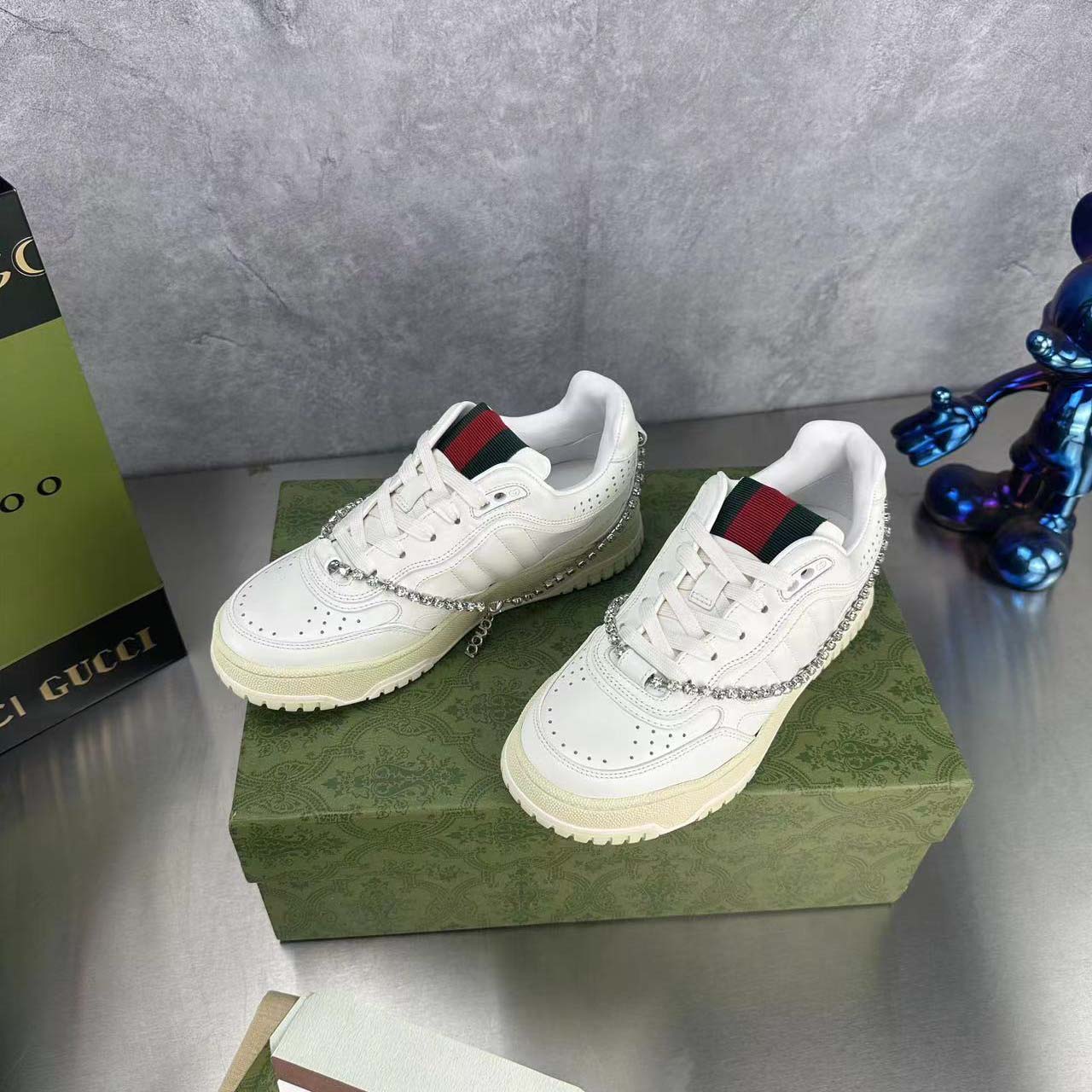 Gucci Women's Gucci Re-Web Sneaker - DopestKickz