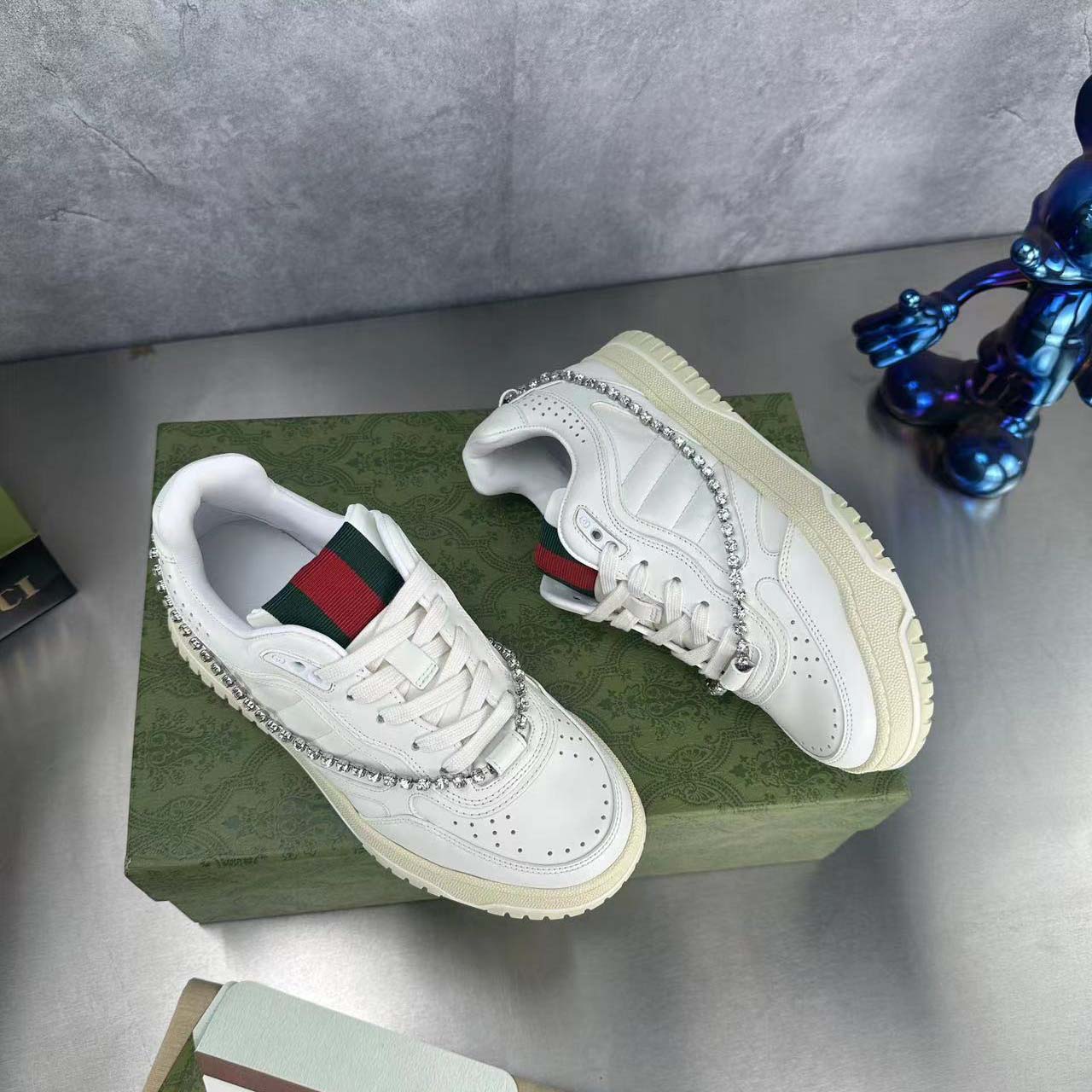 Gucci Women's Gucci Re-Web Sneaker - DopestKickz