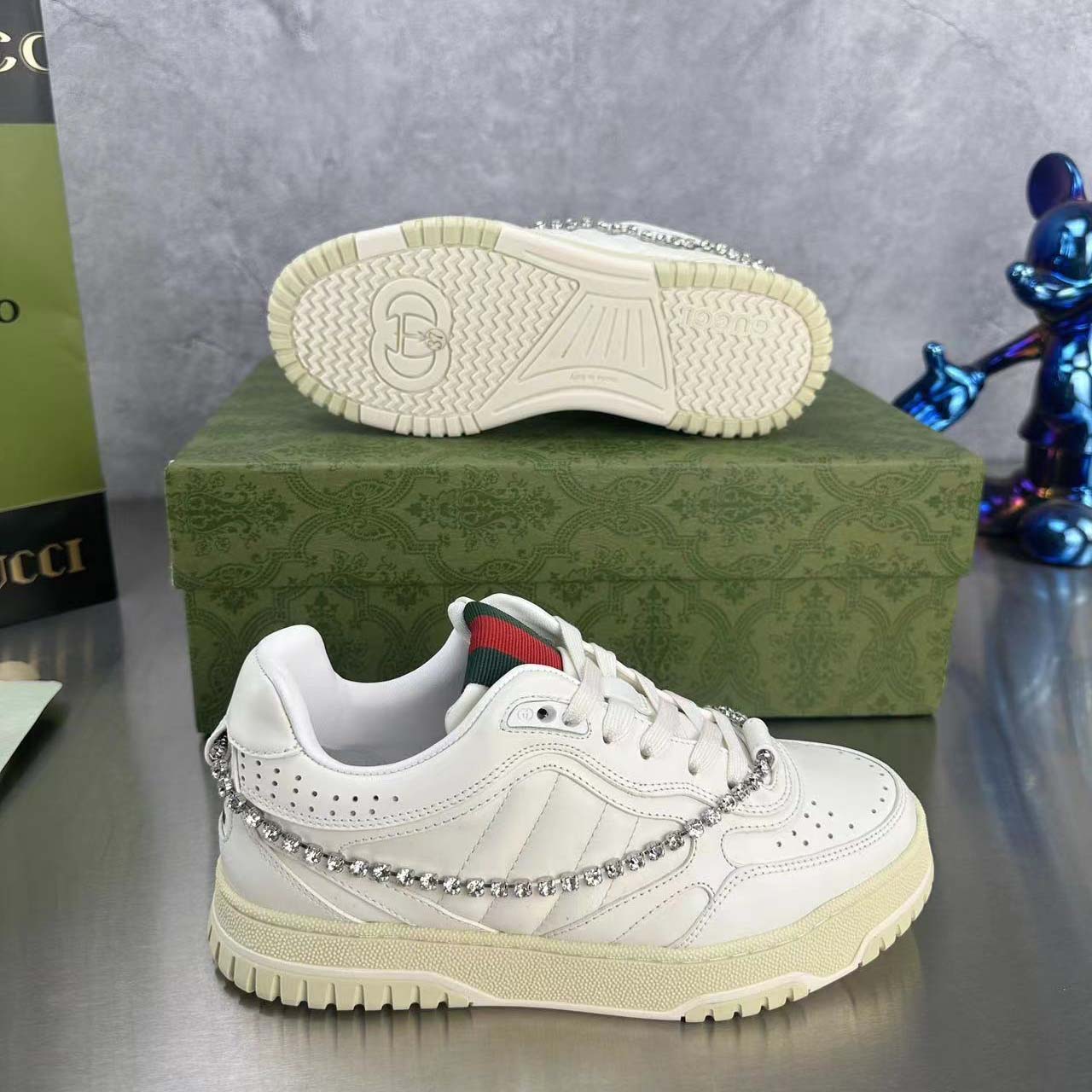 Gucci Women's Gucci Re-Web Sneaker - DopestKickz