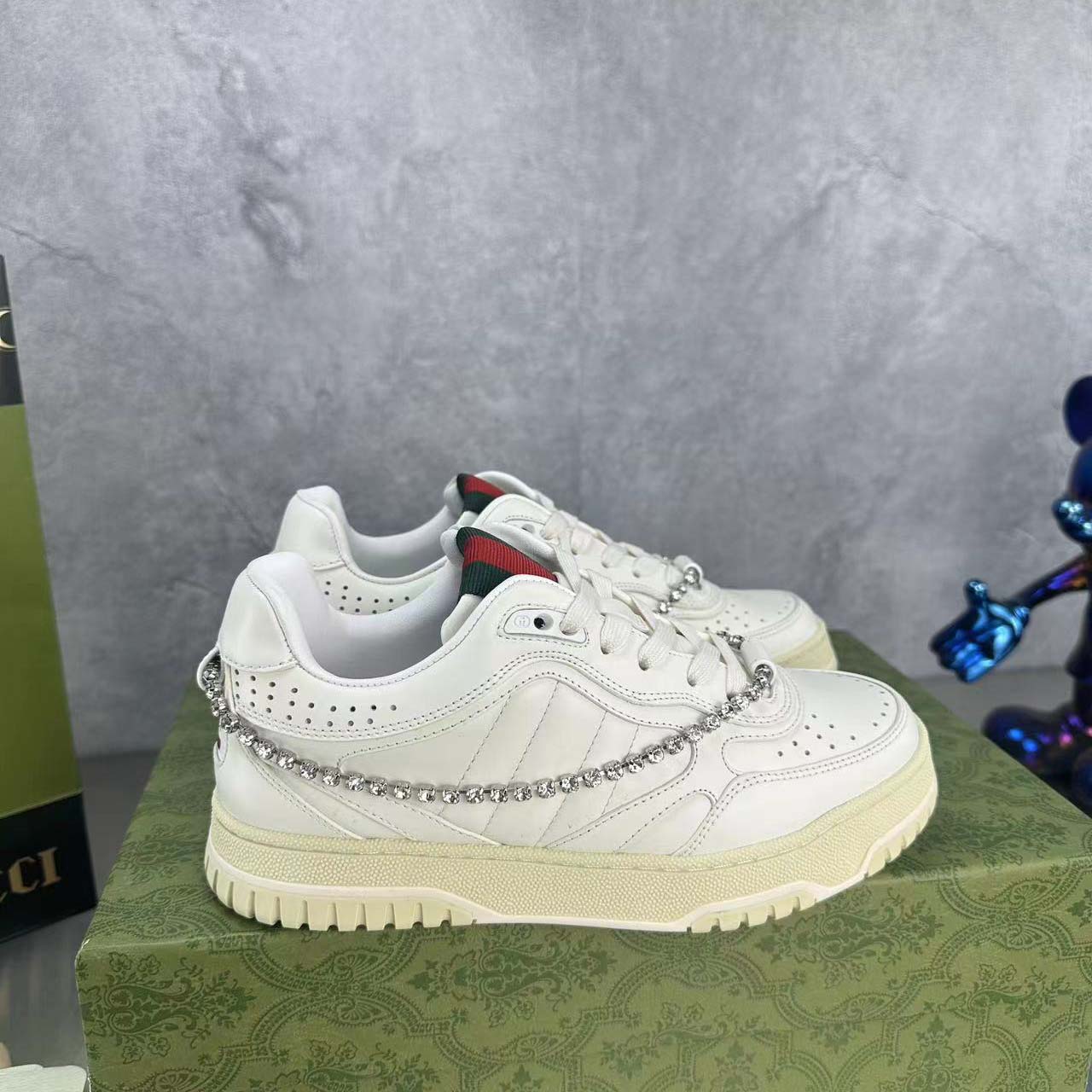 Gucci Women's Gucci Re-Web Sneaker - DopestKickz