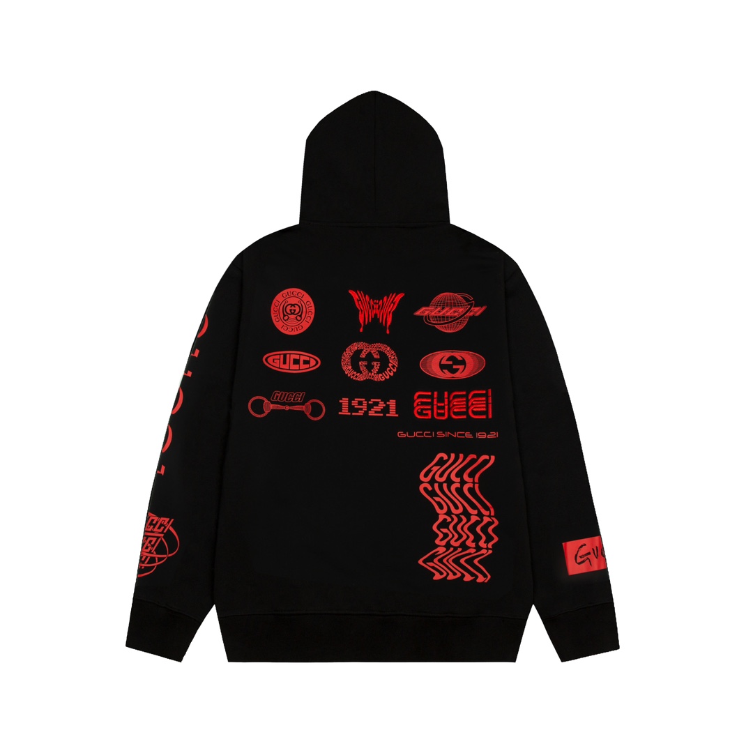 Gucci Symbols Hooded Sweatshirt - DopestKickz