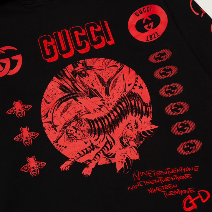 Gucci Symbols Hooded Sweatshirt - DopestKickz