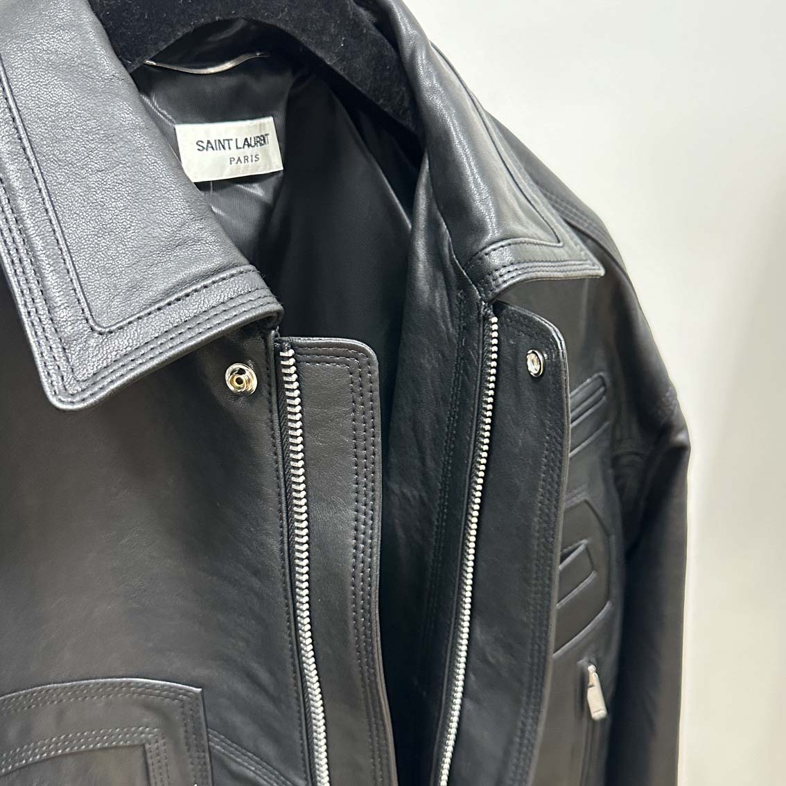 Saint Laurent Leather Jacket - DopestKickz