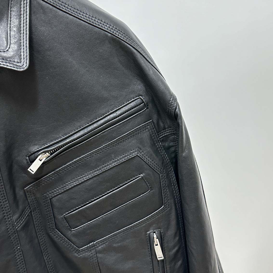 Saint Laurent Leather Jacket - DopestKickz