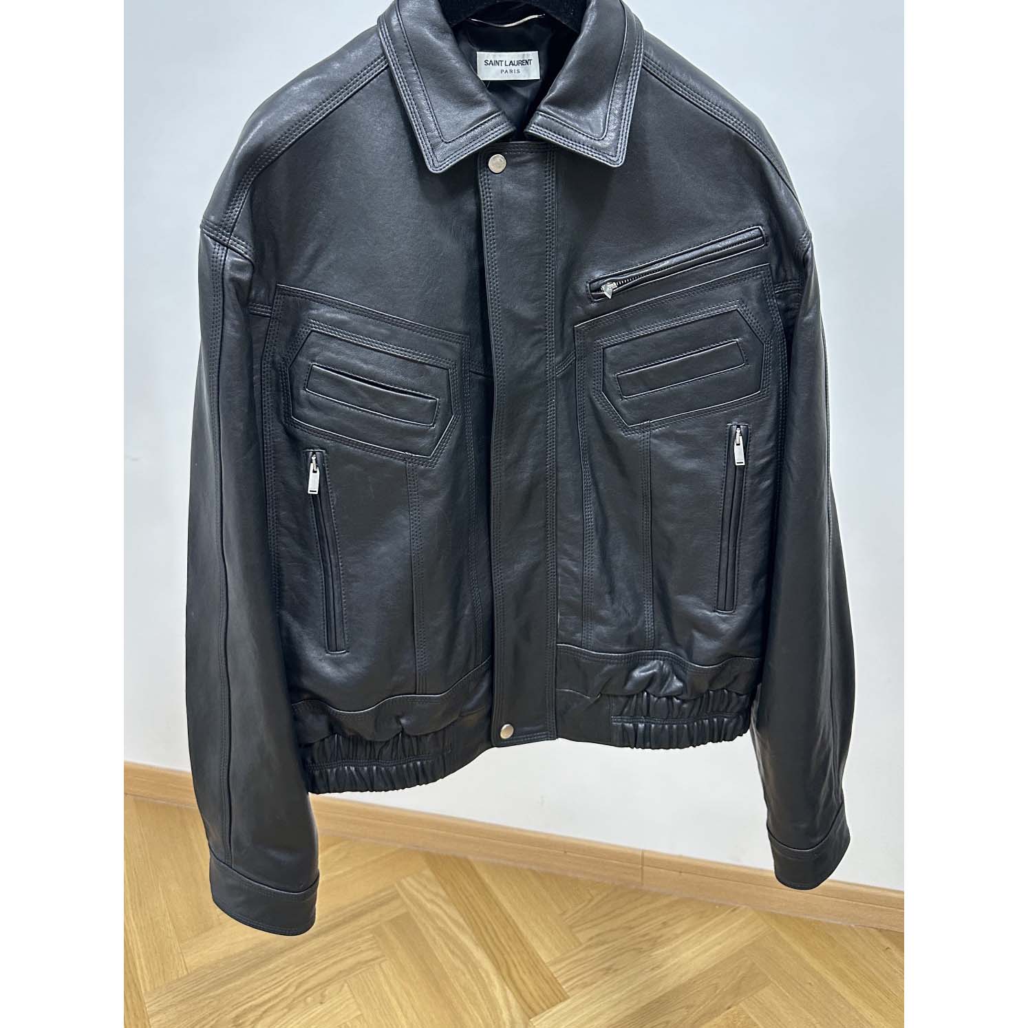 Saint Laurent Leather Jacket - DopestKickz