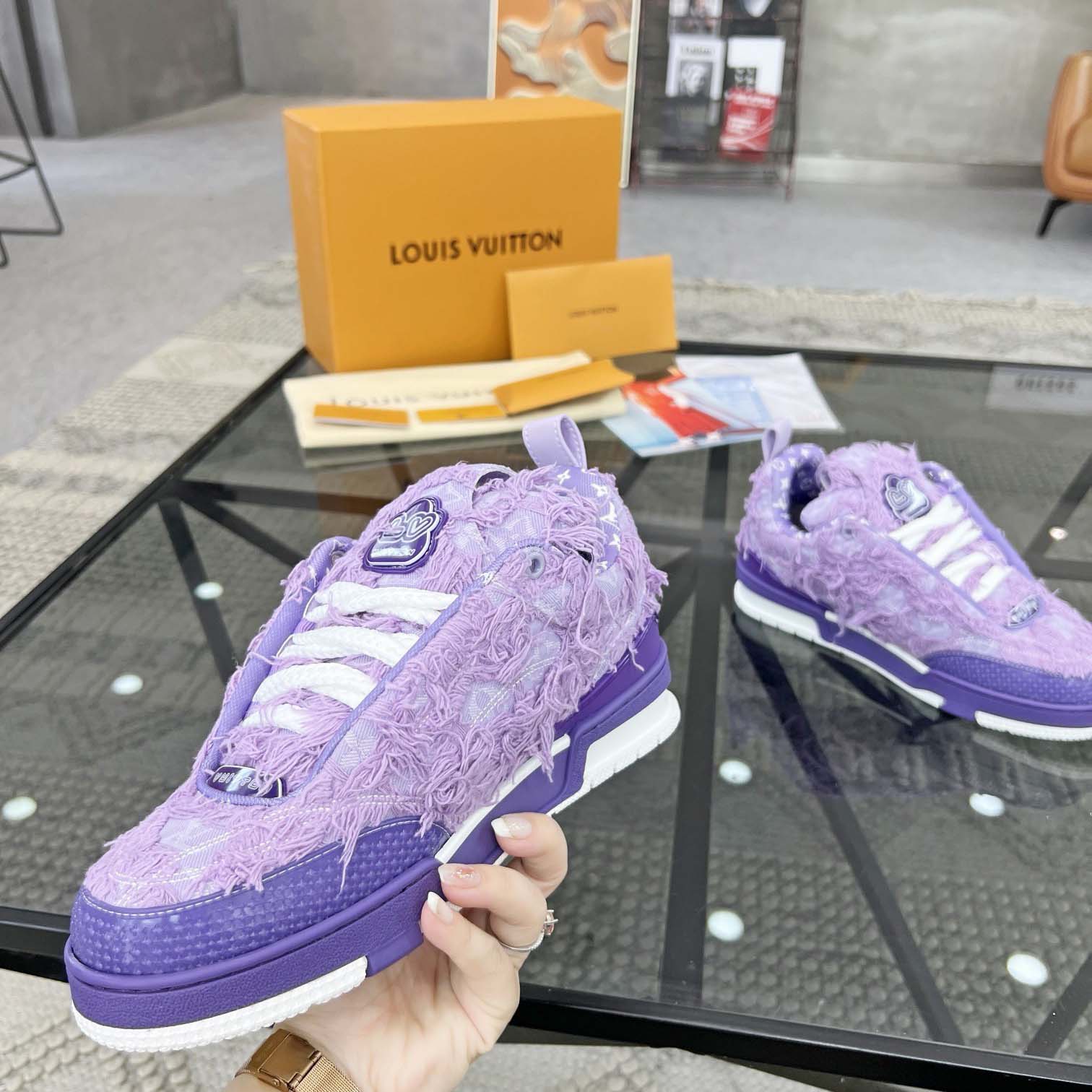 Louis Vuitton LV Skate Sneaker   1ACVI - DopestKickz