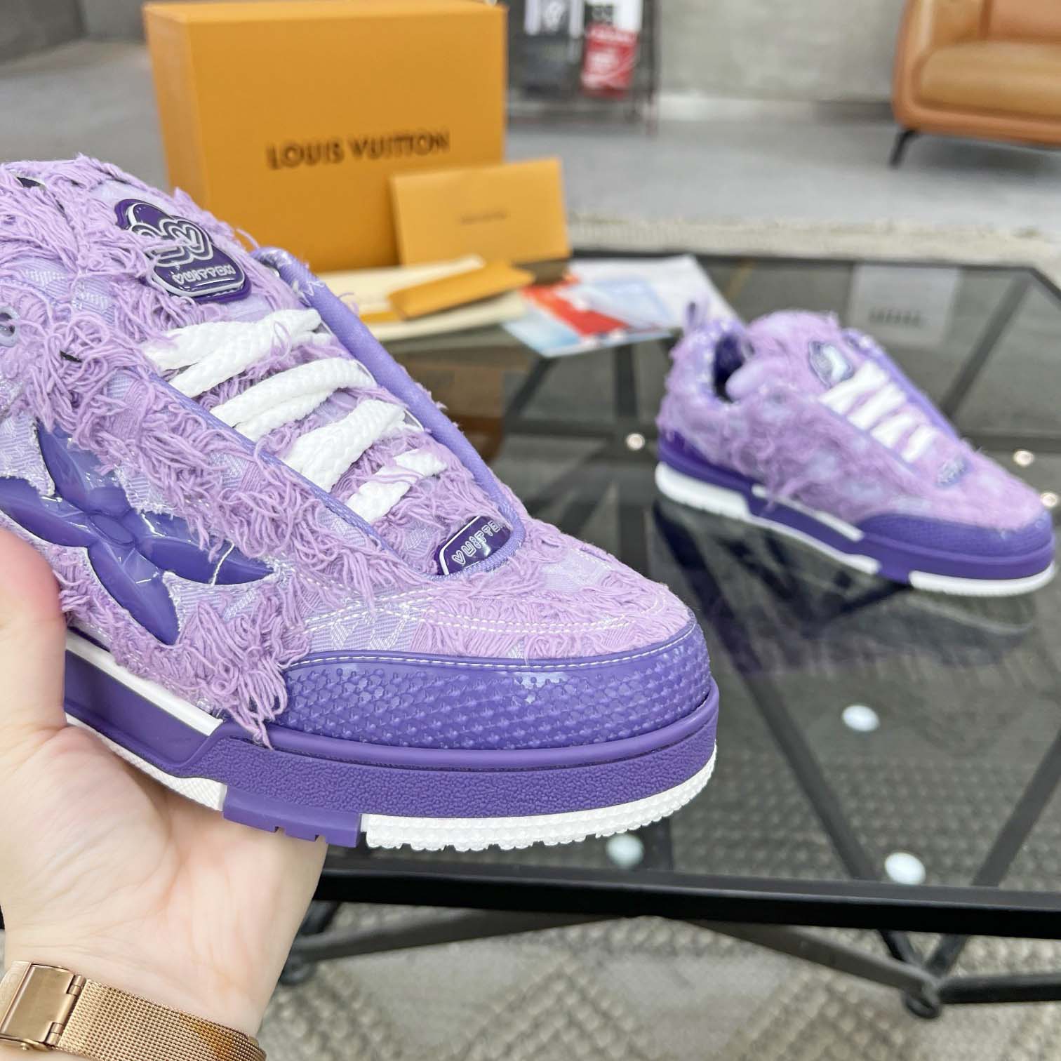 Louis Vuitton LV Skate Sneaker   1ACVI - DopestKickz