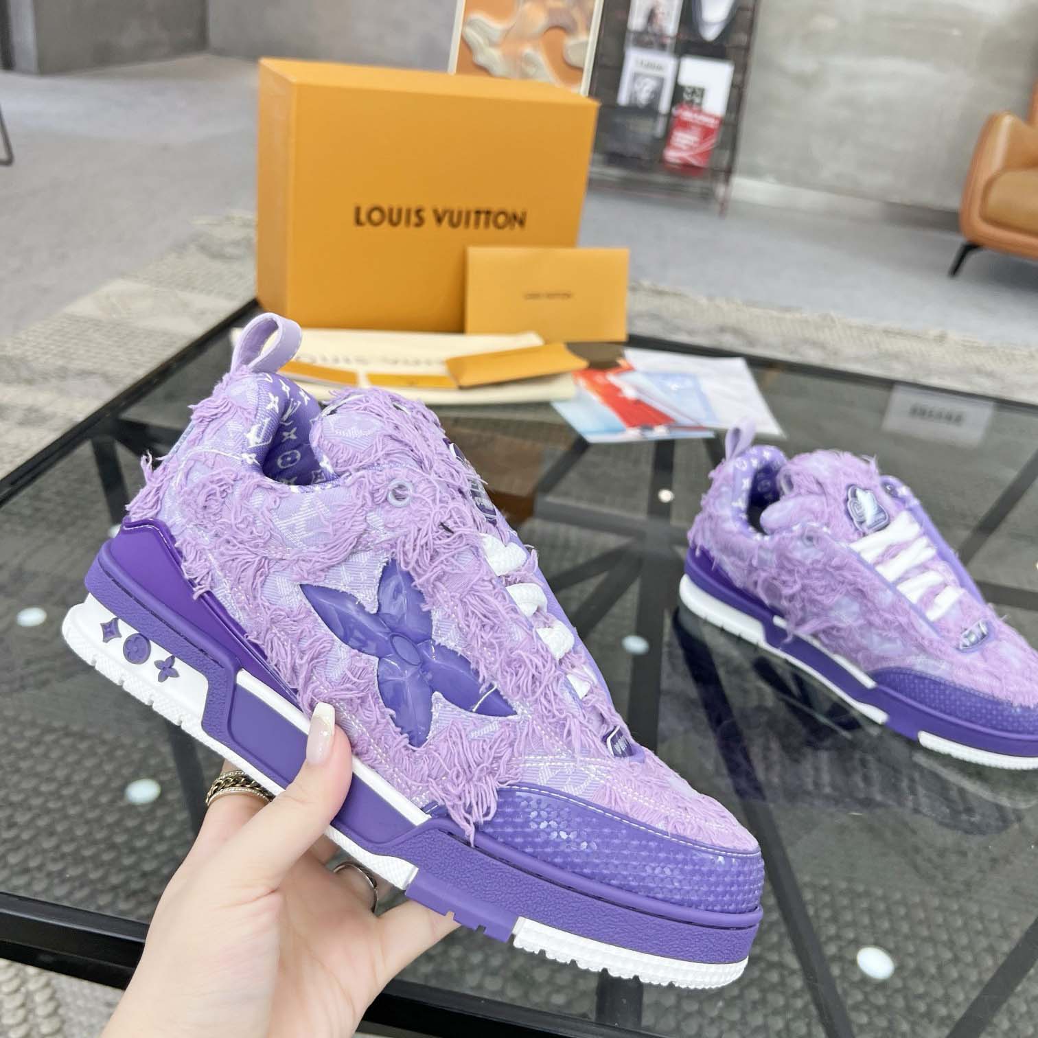 Louis Vuitton LV Skate Sneaker   1ACVI - DopestKickz