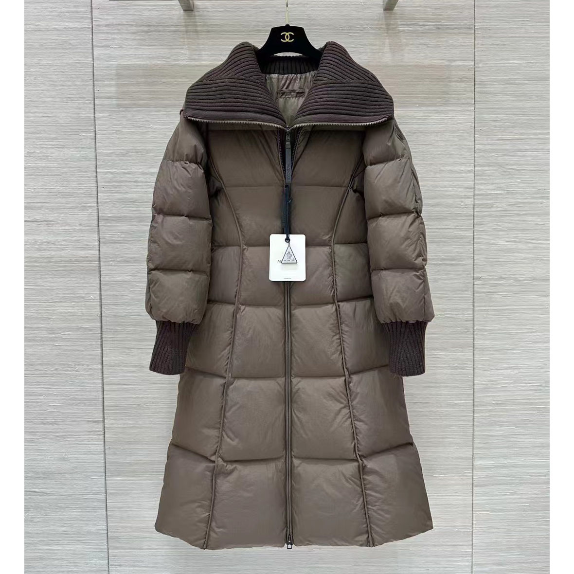 Moncler Brerelle Long Down Jacket - DopestKickz