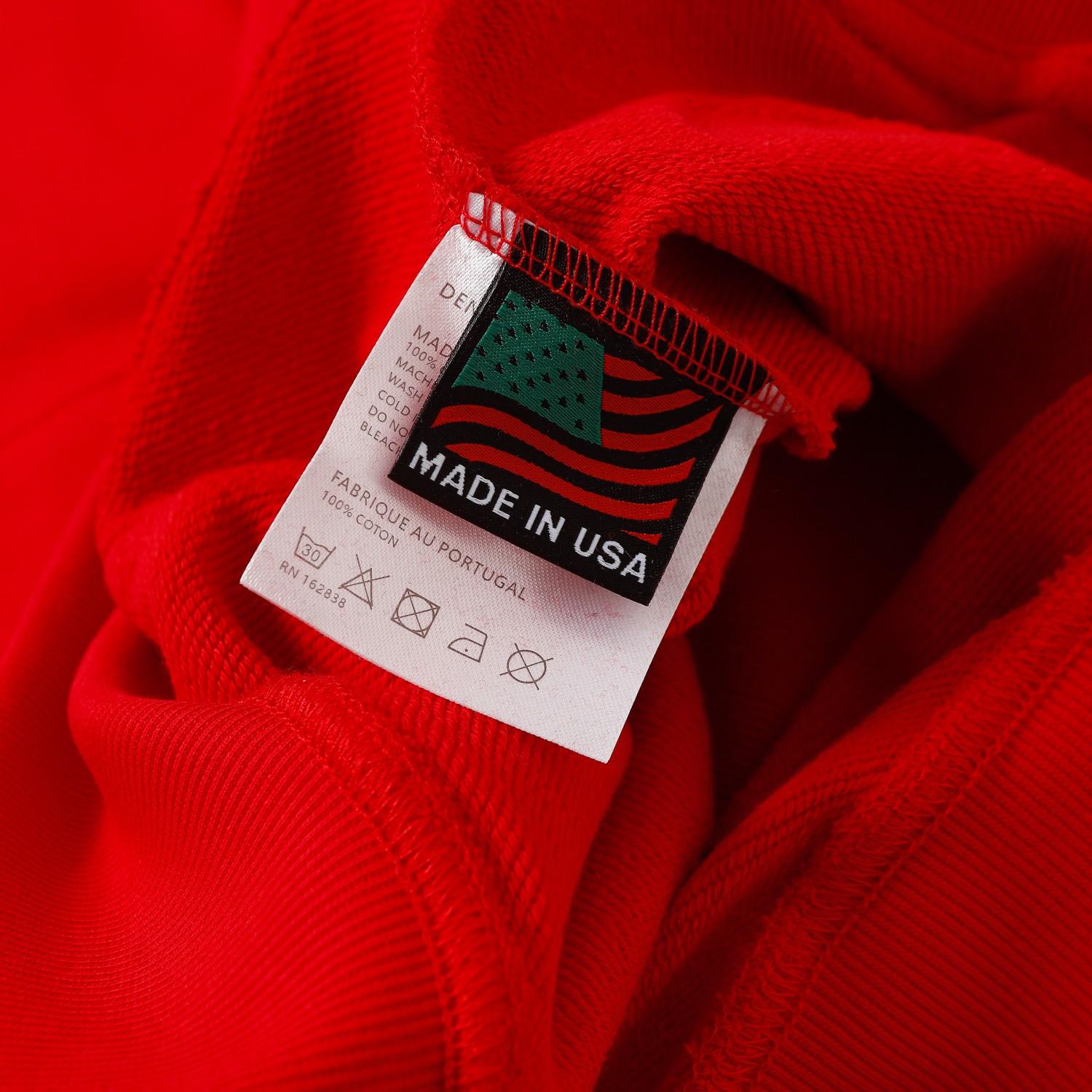 Denim Tears Cactus Tears Wreath Hoodie Red - DopestKickz