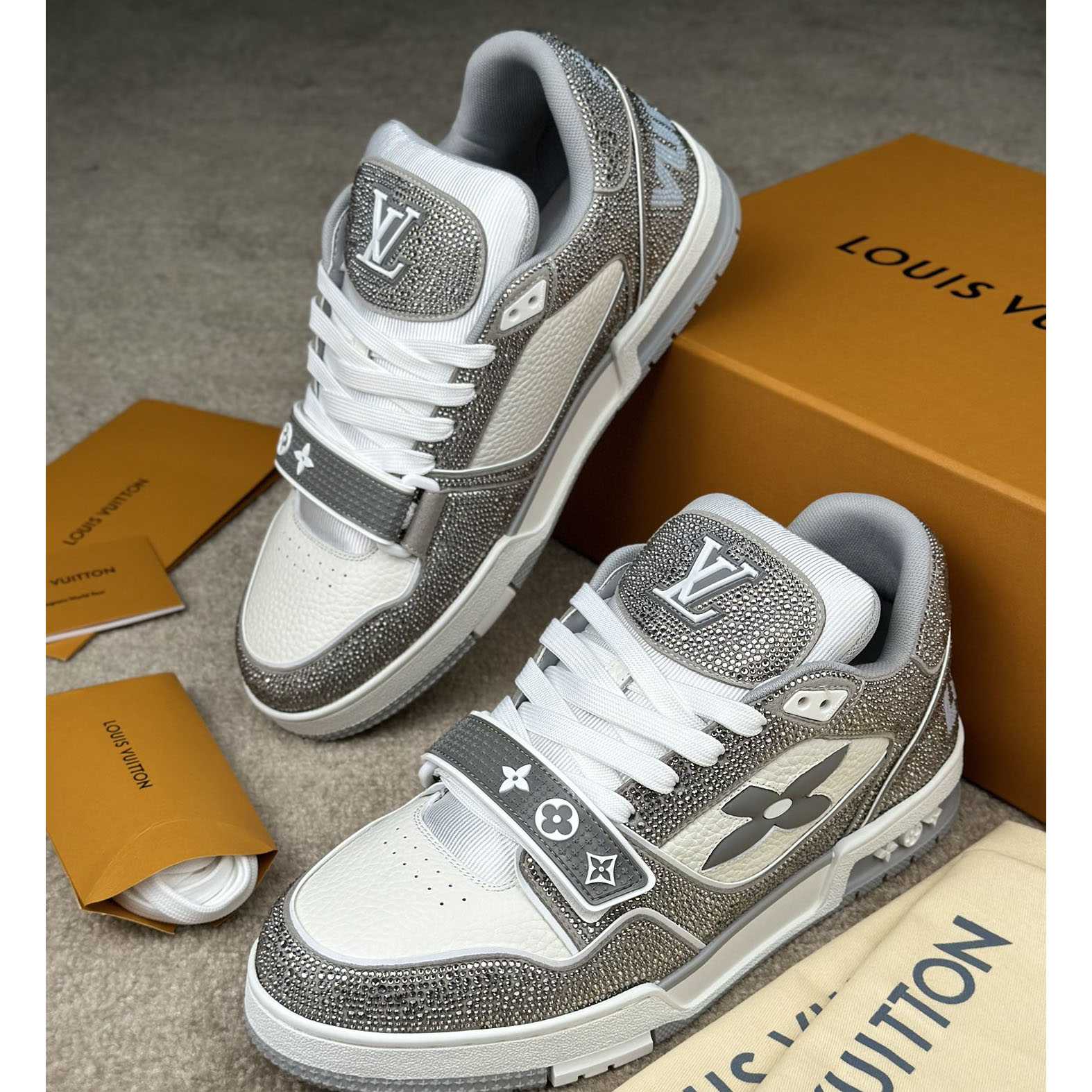 Louis Vuitton LV Trainer Sneaker   - DopestKickz