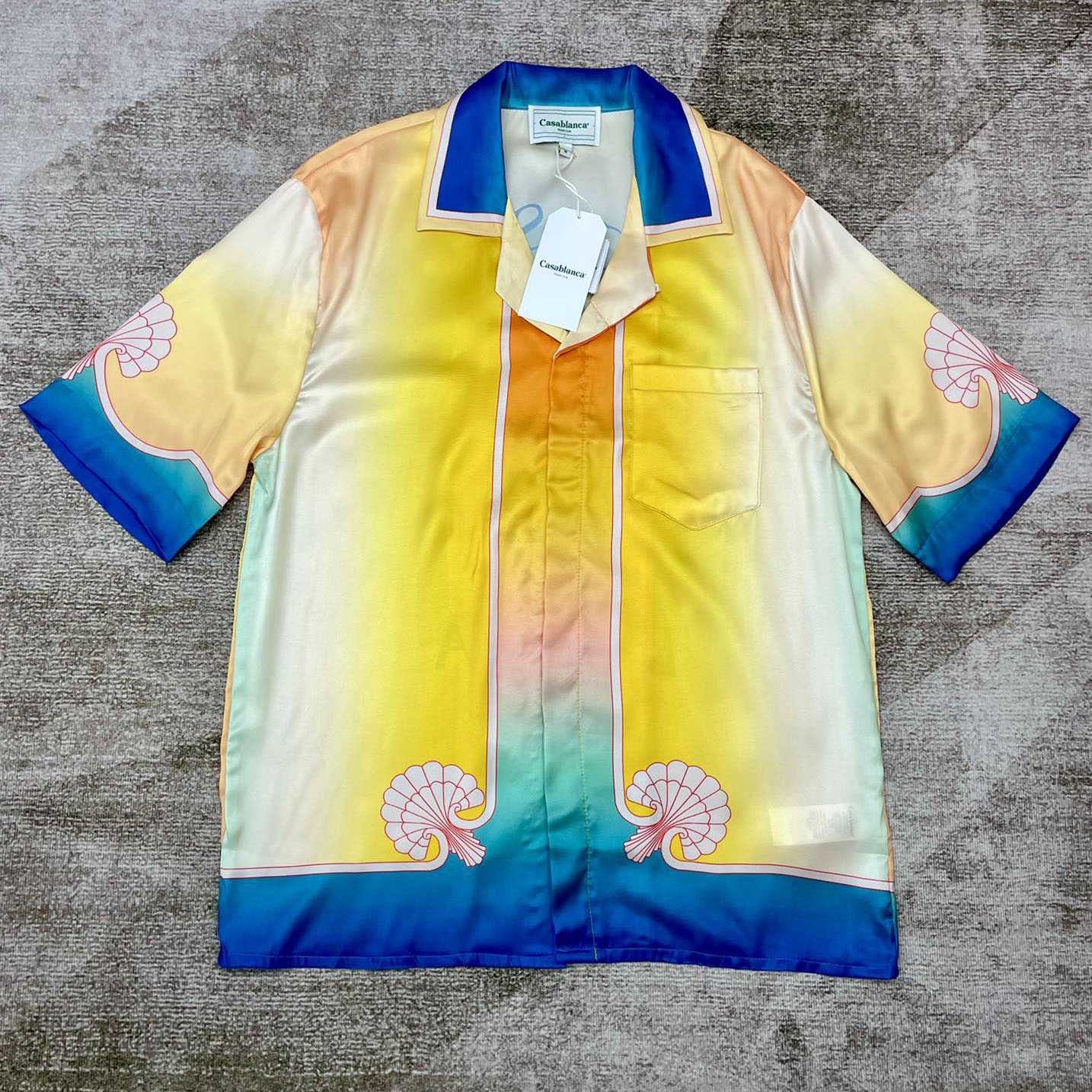 Casablanca L'Arch Colore Silk Shirt   CA3500 - DopestKickz