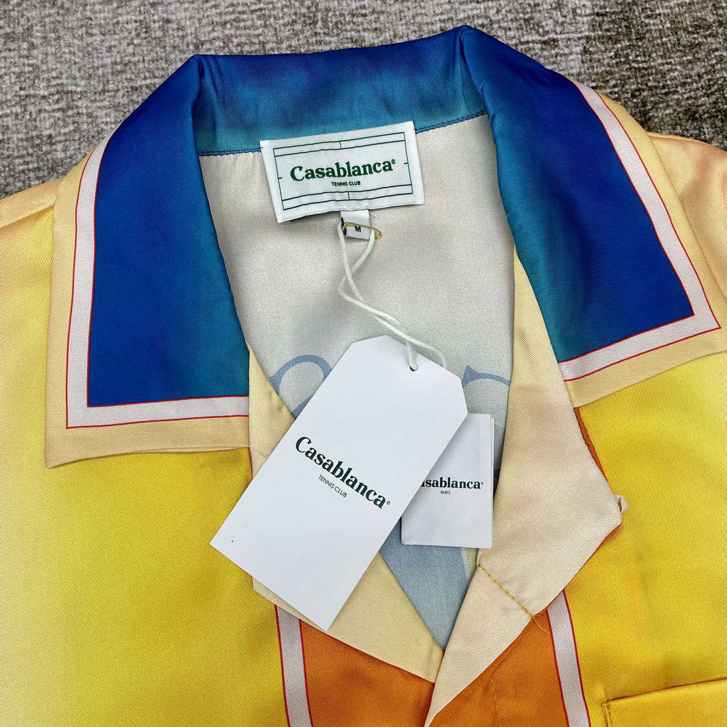Casablanca L'Arch Colore Silk Shirt   CA3500 - DopestKickz