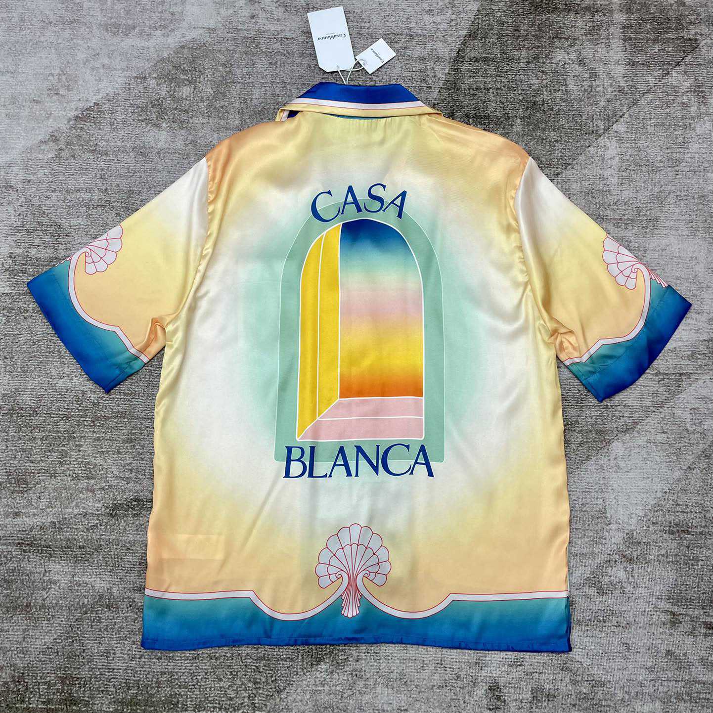 Casablanca L'Arch Colore Silk Shirt   CA3500 - DopestKickz