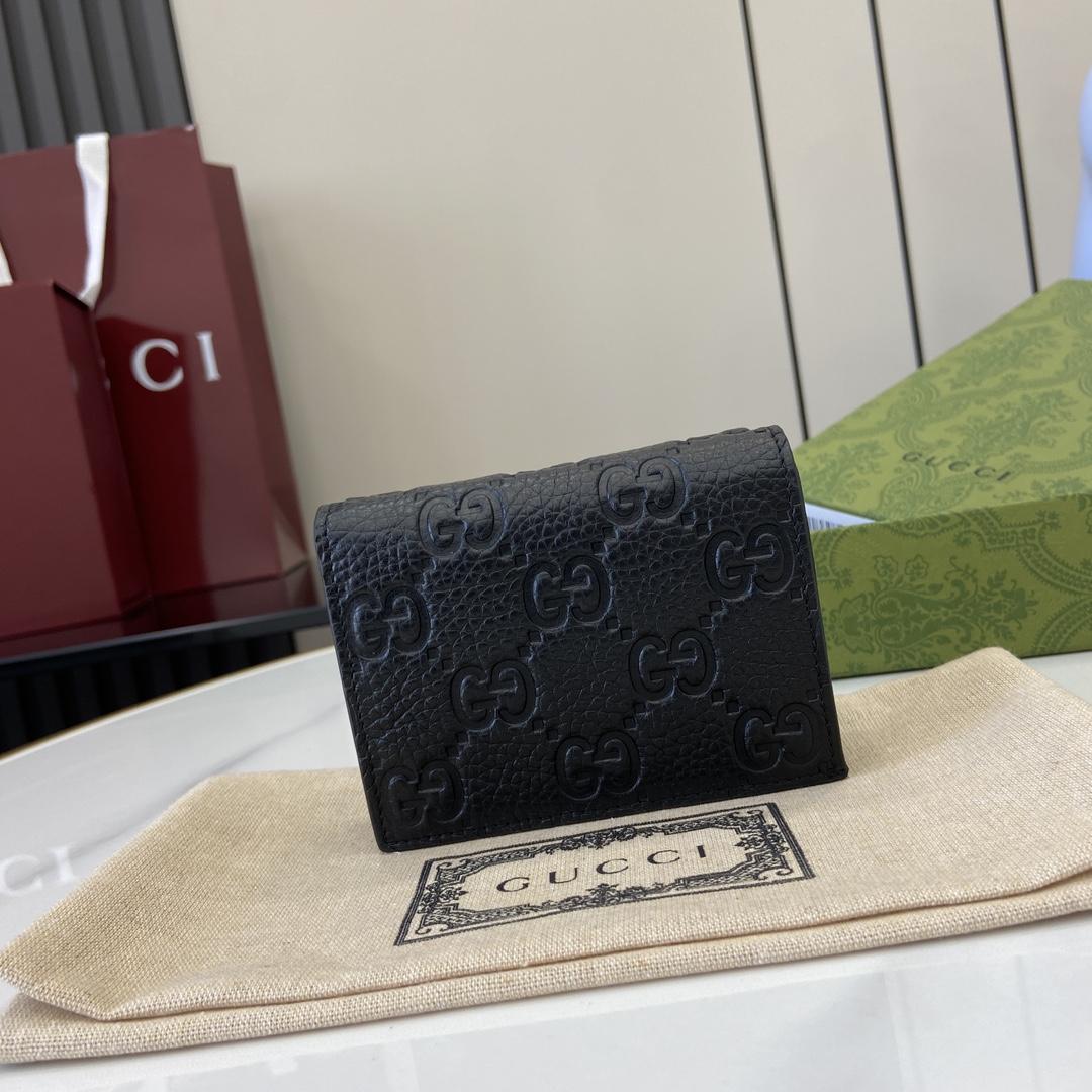 Gucci GG Emblem Mini Wallet - DopestKickz