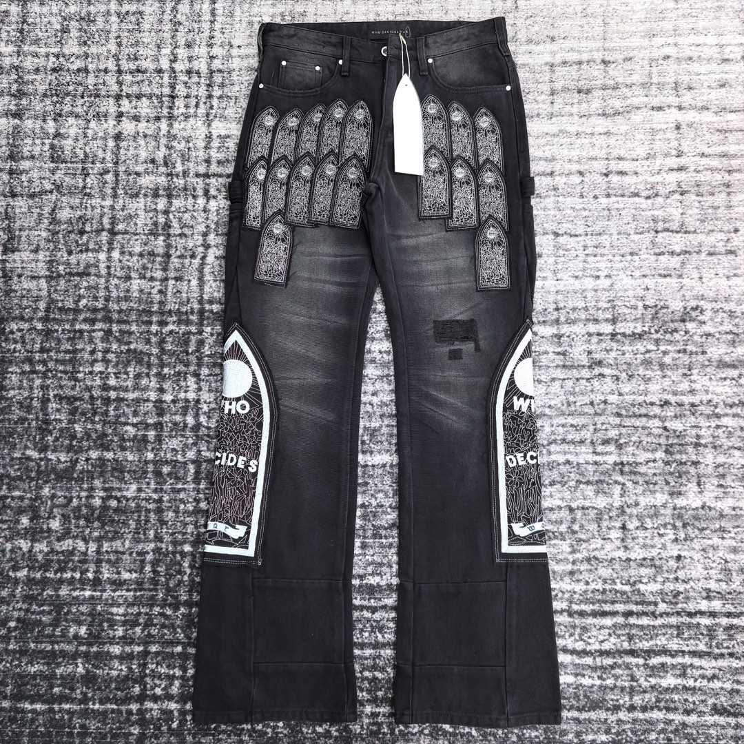 Who Decides War Techno Denim Jeans   HM689 - DopestKickz