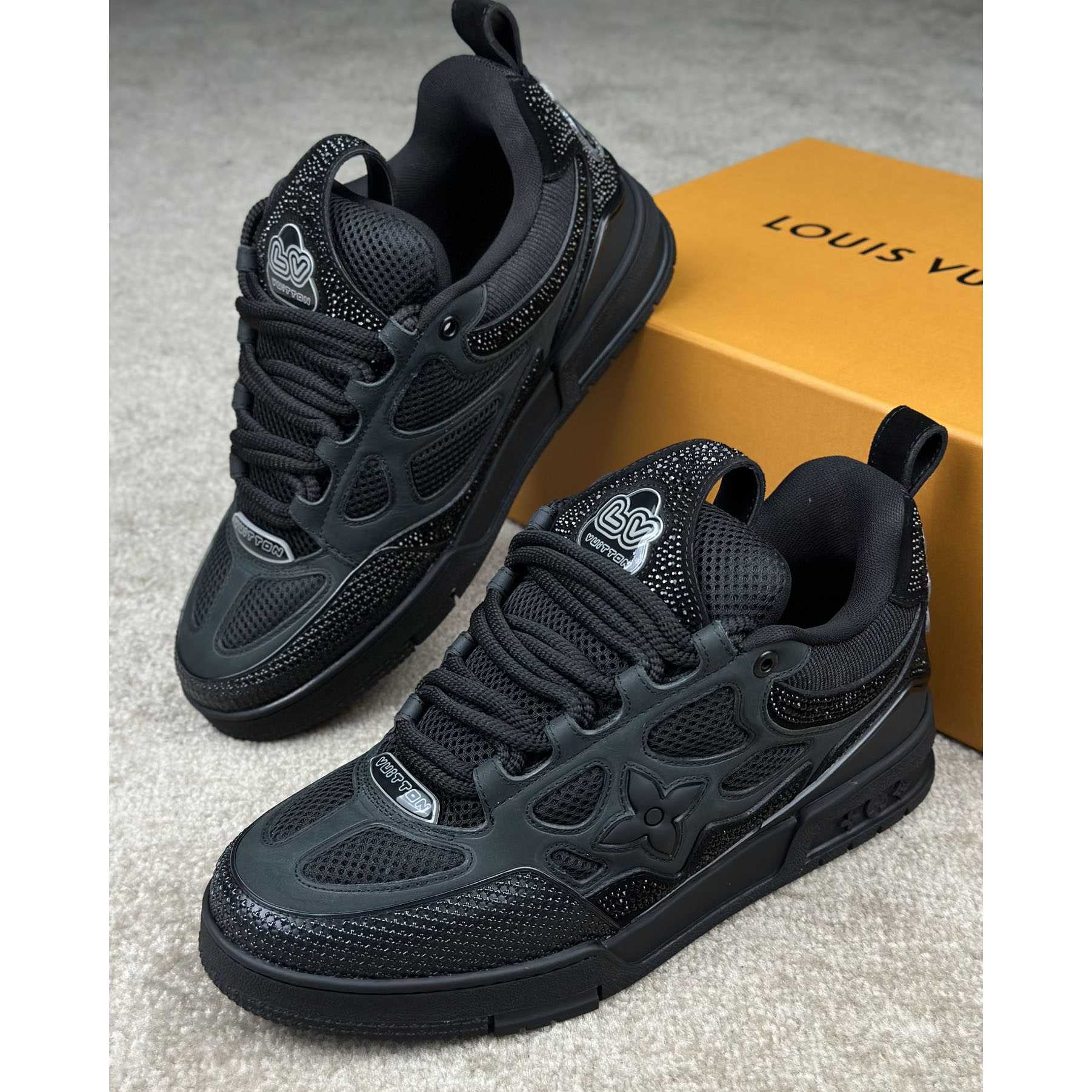 Louis Vuitton LV Trainer Sneaker   - DopestKickz