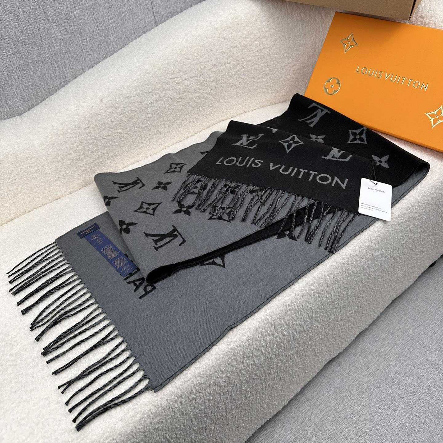 Louis Vuitton All About Monogram Scarf  M79225 - DopestKickz