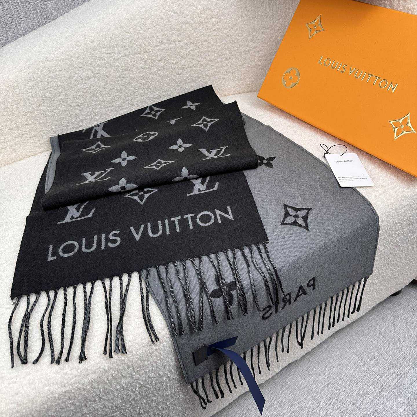 Louis Vuitton All About Monogram Scarf  M79225 - DopestKickz
