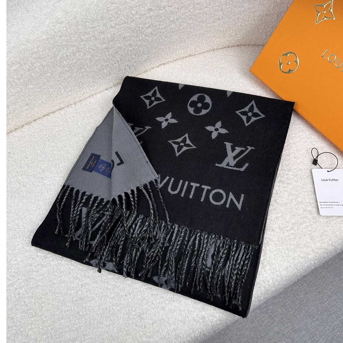 Louis Vuitton All About Monogram Scarf  M79225 - DopestKickz