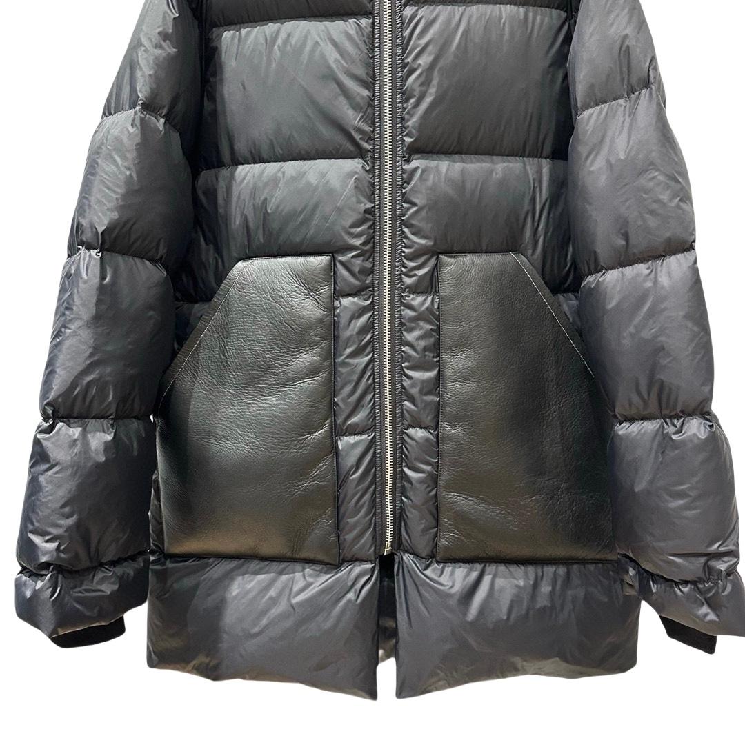 Rick Owens Hooded Duvet Jacket  - DopestKickz