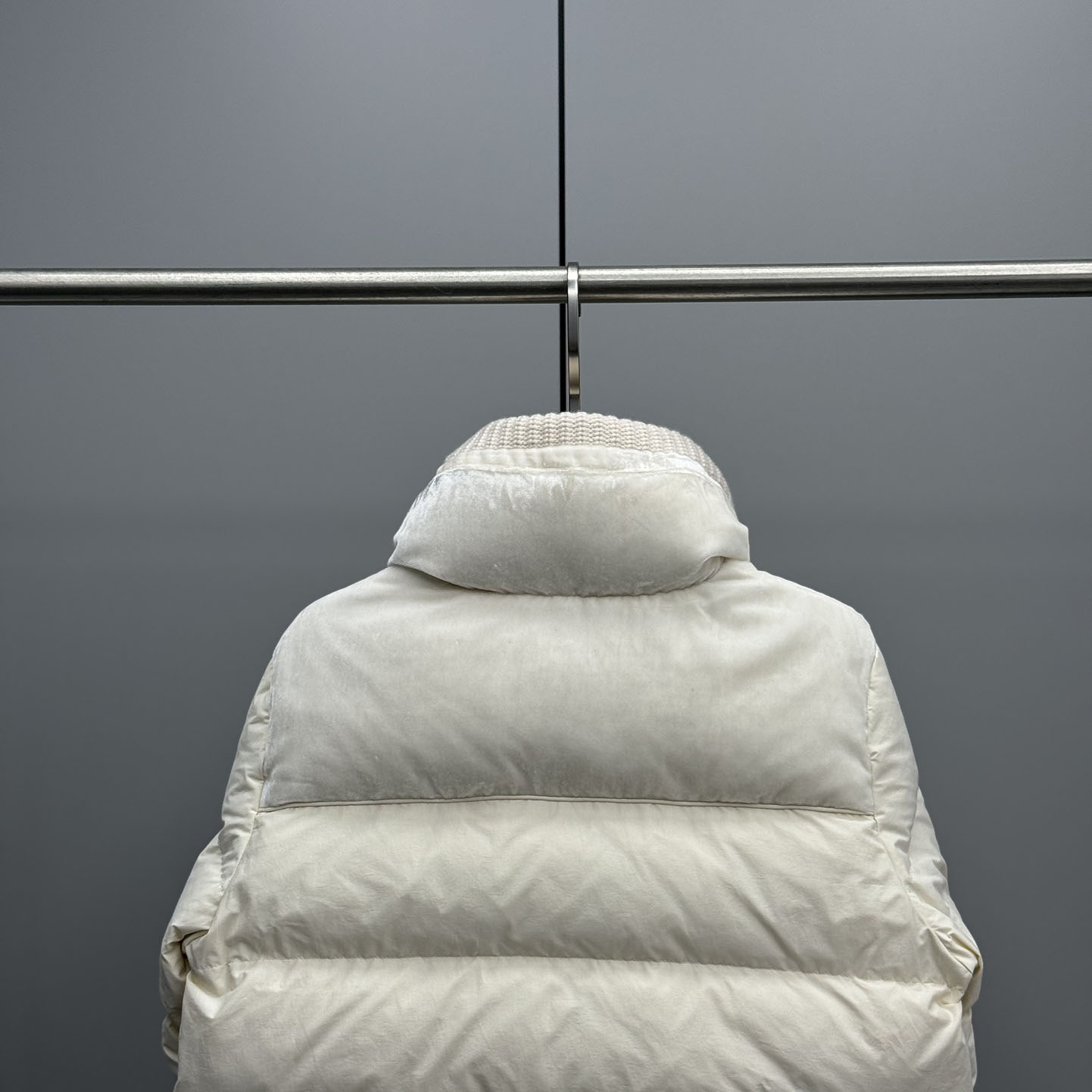 Moncler Auffrique  Velvet-trimmed Down Jacket - DopestKickz